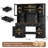 🖥️📚2-Piece Office Set – Large Computer Desk With Hutch & Triple-Wide Bookcase – Open Shelves + Closed Storage For Clutter-Free Workspace