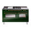 ILVE Nostalgie II 60 Dual Fuel Range, 5 Burners, Griddle, Frenchtop -1514149103-1514149104