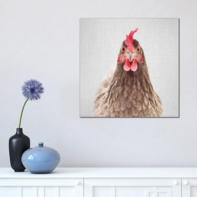 Chicken - Wrapped Canvas Painting