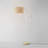 66'' Matte White Floor Lamp