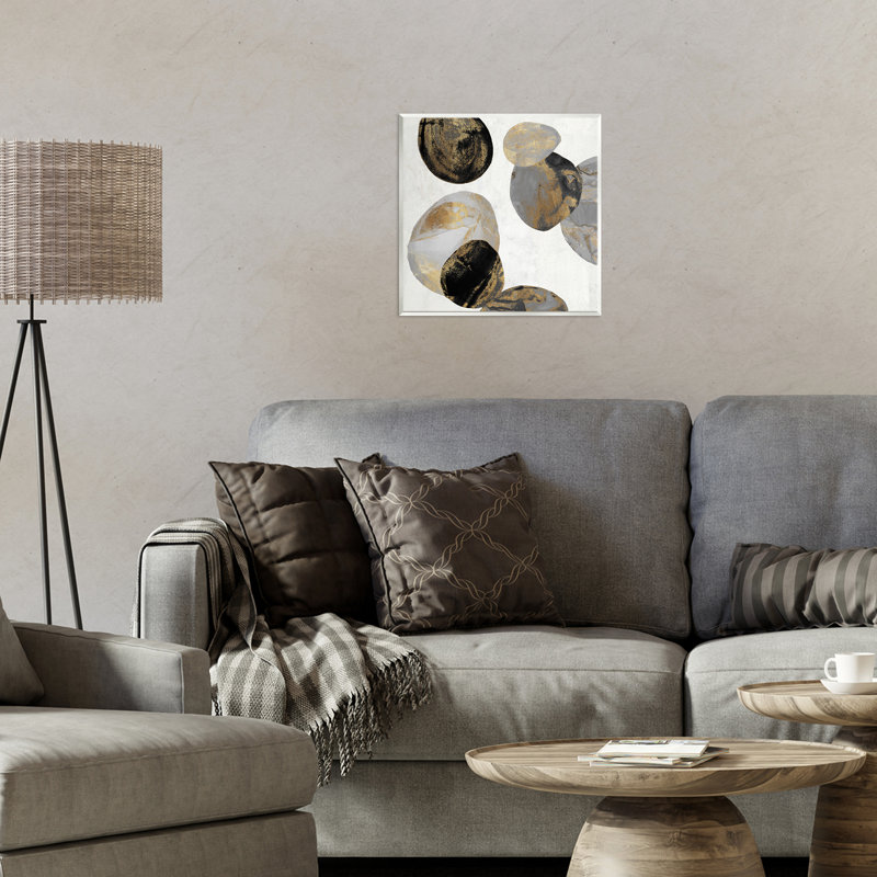 Golden Streaked Eggs Wall Plaque, design by Jacob Q