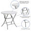 Round Plastic Folding Table