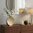 Decorative Metal Etched Oval Table Vase for Home Decor - Modern Flower Vase for Shelf Accent and Living Room Display - Gold & Metallic-1665533374
