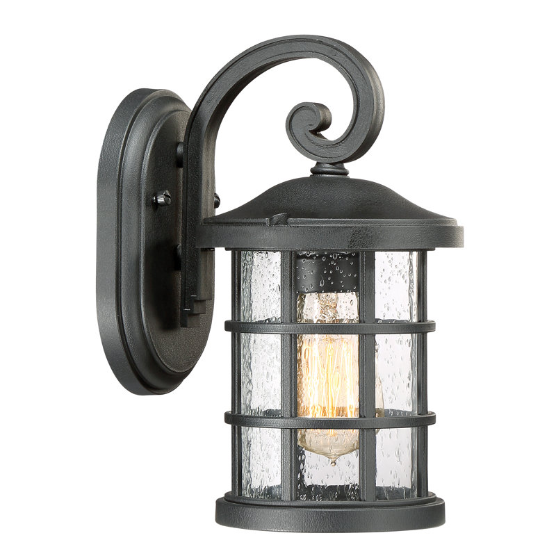 Autry Wall Light, Earth Black, 11" H x 6" W x 7.75" D