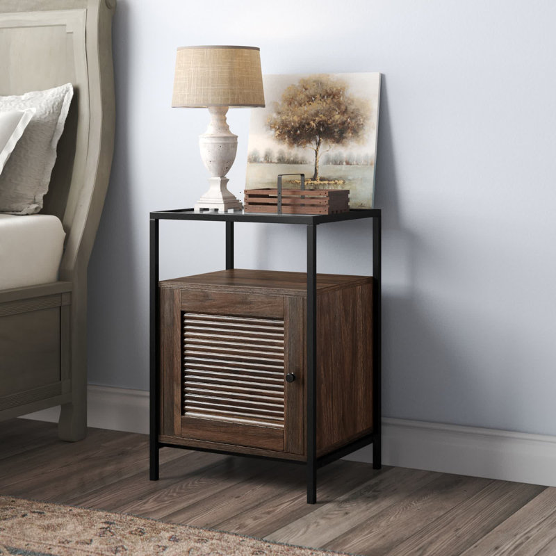 Oakdene 18'' W Nightstand, Dark Walnut
