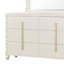 Commode en bois beige de style traditionnel Cendrillon avec accents DEL (miroir non inclus)