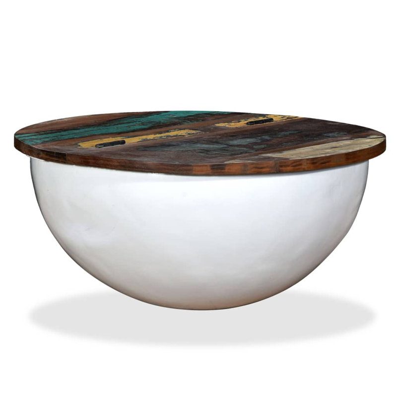 Marina Solid Coffee Table, White