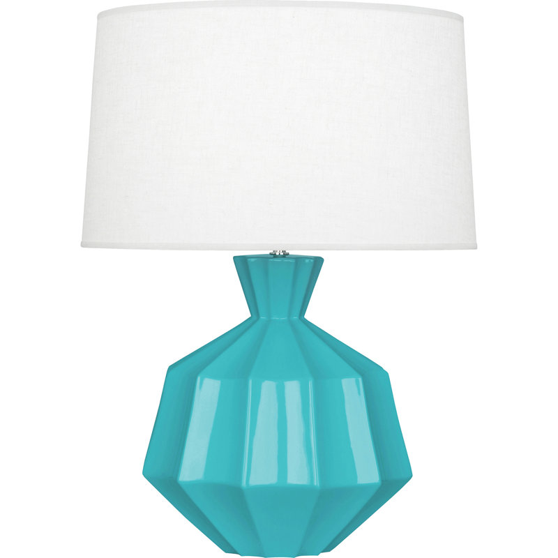 Small Orion Accent Lamp, Egg Blue, 27" H x 19.5" W x 19.5" D
