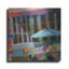 Winston Porter «Bus Stop Cafe» par Patti Mollica, art mural en métal-475345056
