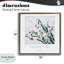 Cadre flottant Paradise Alley White Spring Blooms, design par Jadei-1521993558-1521993562