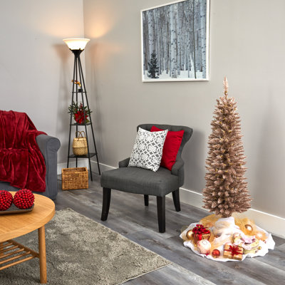 Lighted Artificial Pine Christmas Tree