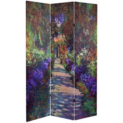 Claude Monet Water Lilies Art Canvas Folding Screen