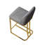Ensemble de 2 chaises de bar de style moderne, tabourets hauts confortables avec une conception flexible pour les bars, les restaurants et les comptoirs de cuisine