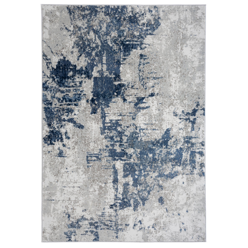 Elerte Abstract Indoor Rug, Rectangle 9'5" x 12'8"