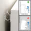 Commode moderne à 9 tiroirs avec éclairage DEL et station de charge intégrée - blanc / noir (rangement très profond)-750880879
