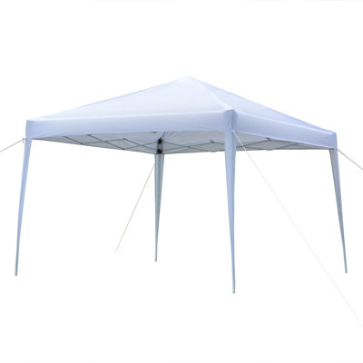 10' Ft. W x 10' Ft. D Steel Pop-Up Canopy
