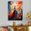 Glorious Rainbow Dress Fashionista - Modern Art, reproduction d'art murale