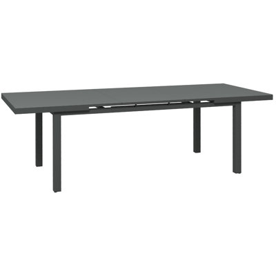 Mettie Rectangular Extendable Outdoor Dining Table , 186cm cm W 100cm cm D