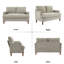 Causeuse pour petit appartement en chenille l 54,7 po-1660023079