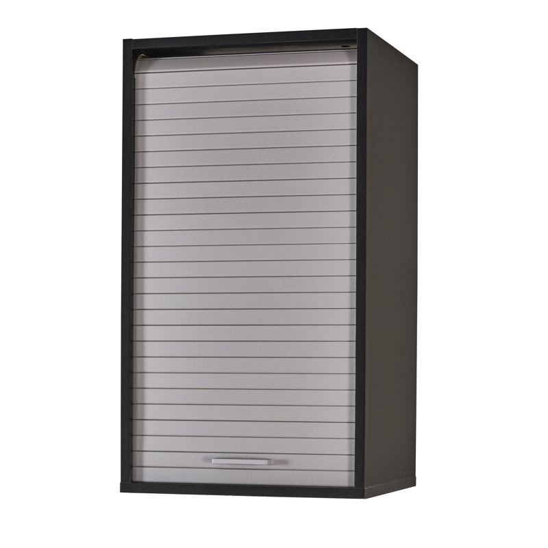 Atakan 72cm Kitchen Pantry, Black/Aluminum