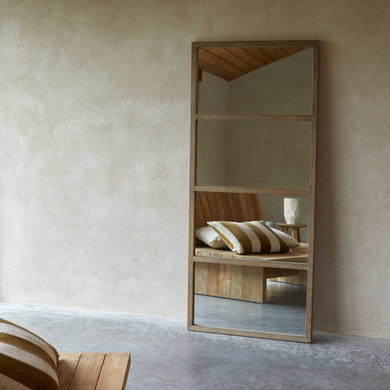 Louise Solid Wood Rectangle Mirror