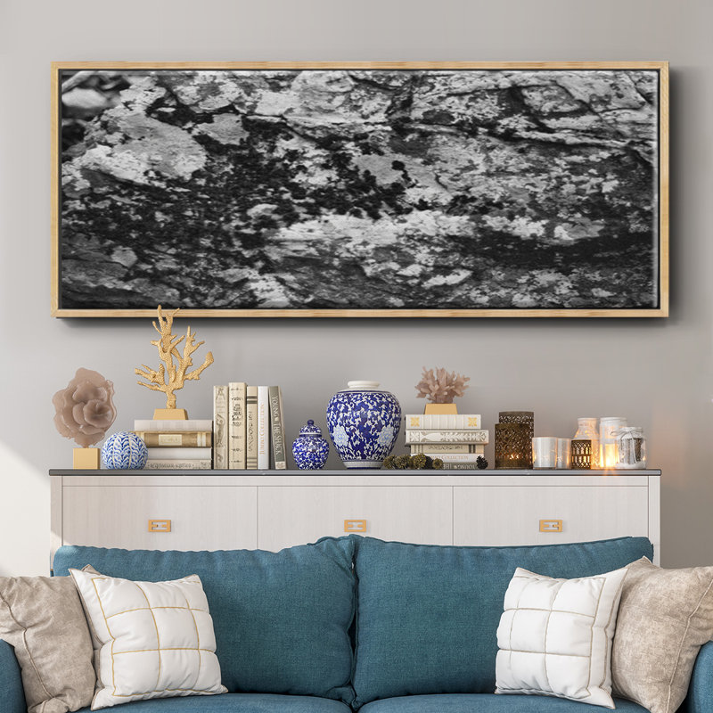 Found Textures XX - toile encadrée, H 12 po x l 30 po