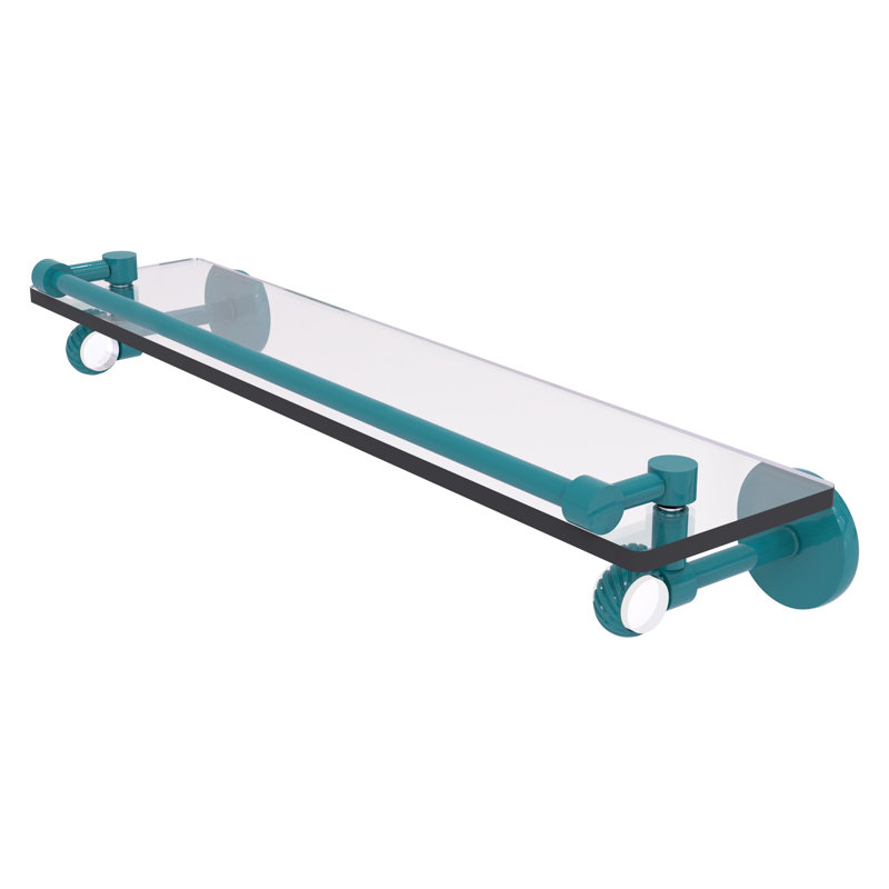 H 3,75 po x l 22 po x P 5,65 po, Bleu sarcelle Glokzin