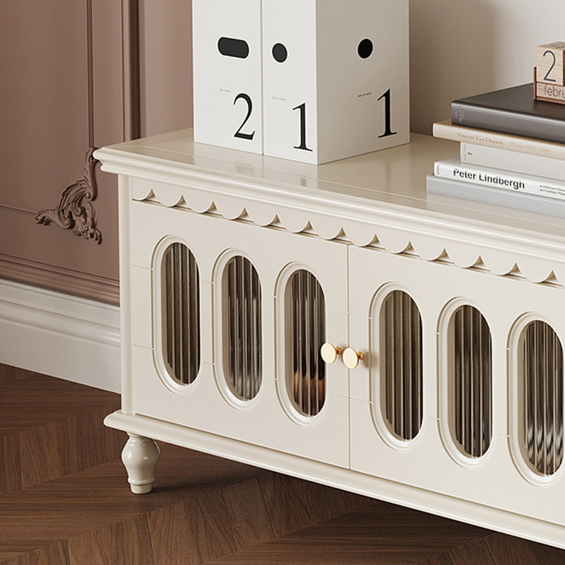 Meuble télé Modern Minimalist, H 21,85 po x l 78,74 po x P 16,53 po