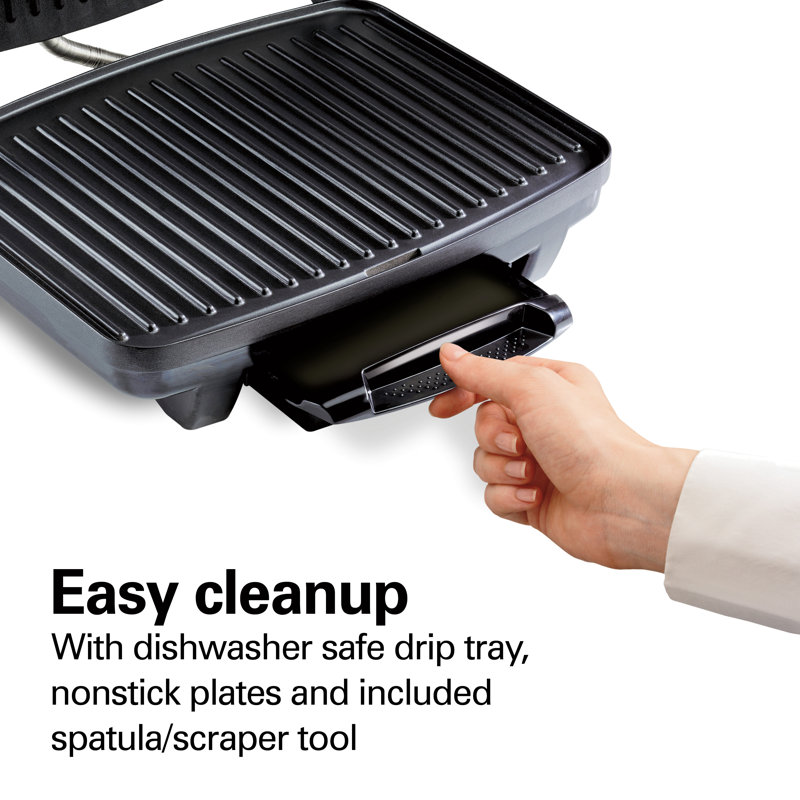 Hamilton Beach Stainless Steel Electric Panini Press & Indoor Grill