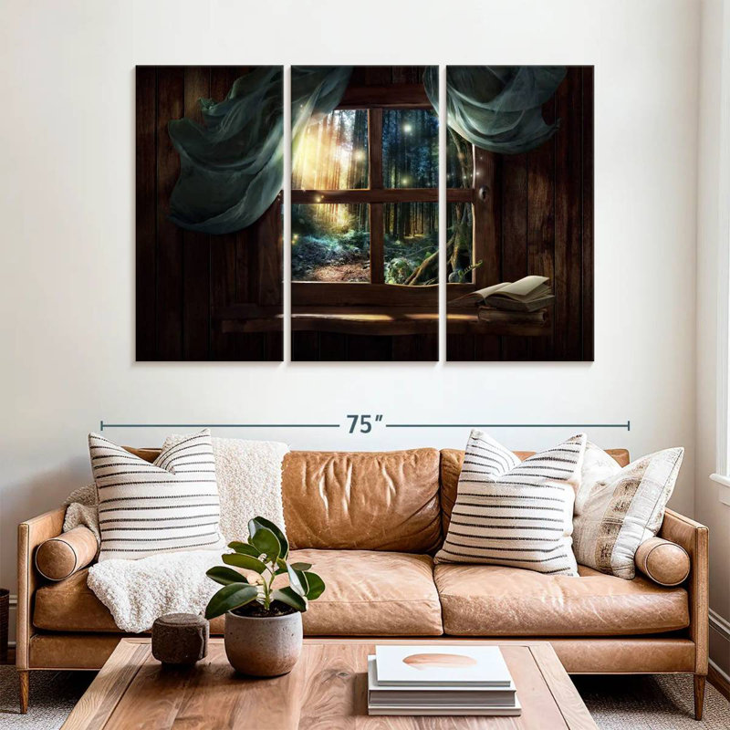 Lilie Magical Forest, 48" H x 74" W