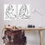 Minimaliste, figurine féminine 2, ensemble d'art giclée sur PC par Cat Thurman Designs-108631216-108631215