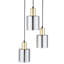 Sierra 3 - Light Stainless Steel Cluster Pendant-95274719