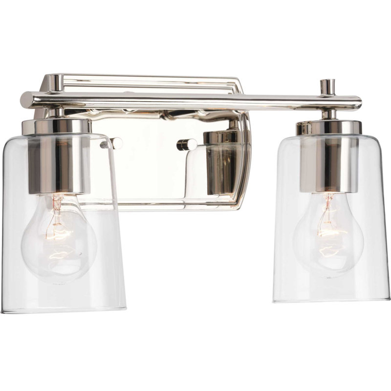 Éclairage pour meuble-lavabo 2 lumières Kilpatrick, Nickel poli