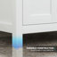 Ensemble de meuble-lavabo simple 36 po avec lavabo et miroir, portes à fermeture douce-56097842