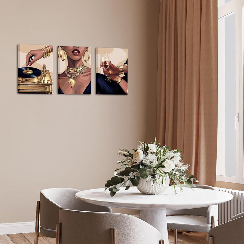 3 Piece Wrapped Canvas Wall Art