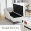Chaise longue de rangement en velours Eastham-1395053787-1395031065