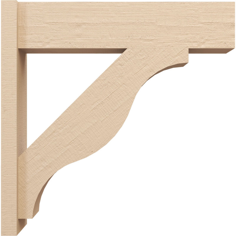 Bois de cèdre brut Funston Block TimberThane Perspector, brun clair apprêté, H 30 po x l 8 po x P 30 po