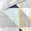 Chavanon Cotton Geometric Shapes Bedspread-1577130548