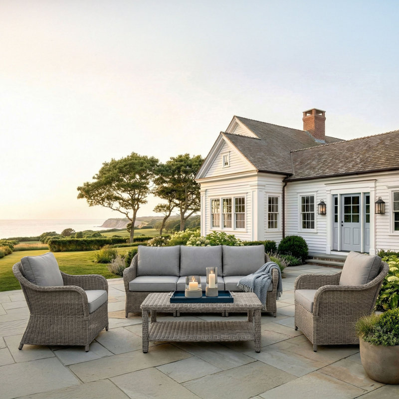 Canapé de patio toutes saisons Martha Stewart Lily Pond