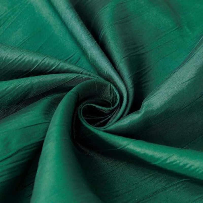 Nappe en taffetas plissé accordéon 72 "x 72", nappe carrée, Vert