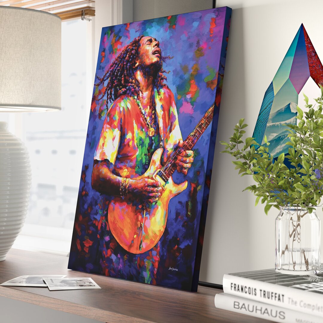 Leinwandbild Bob Marley von Leon Devenice