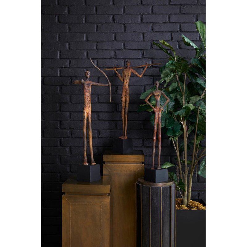 Maasai 10.5" Width Handmade People Figurines & Sculptures