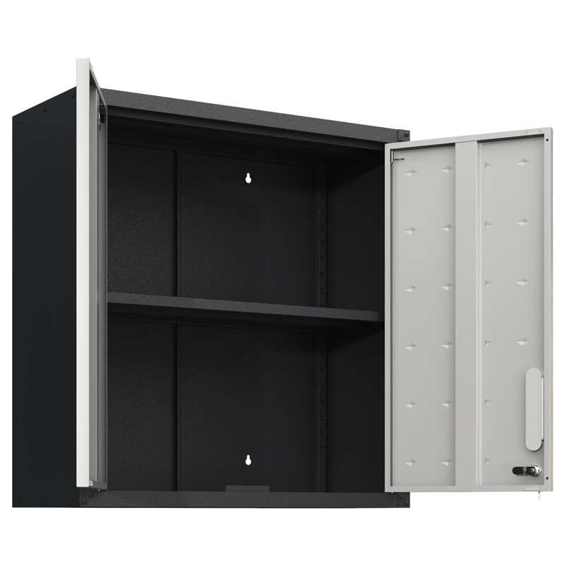 Armoire Space, Noir/gris