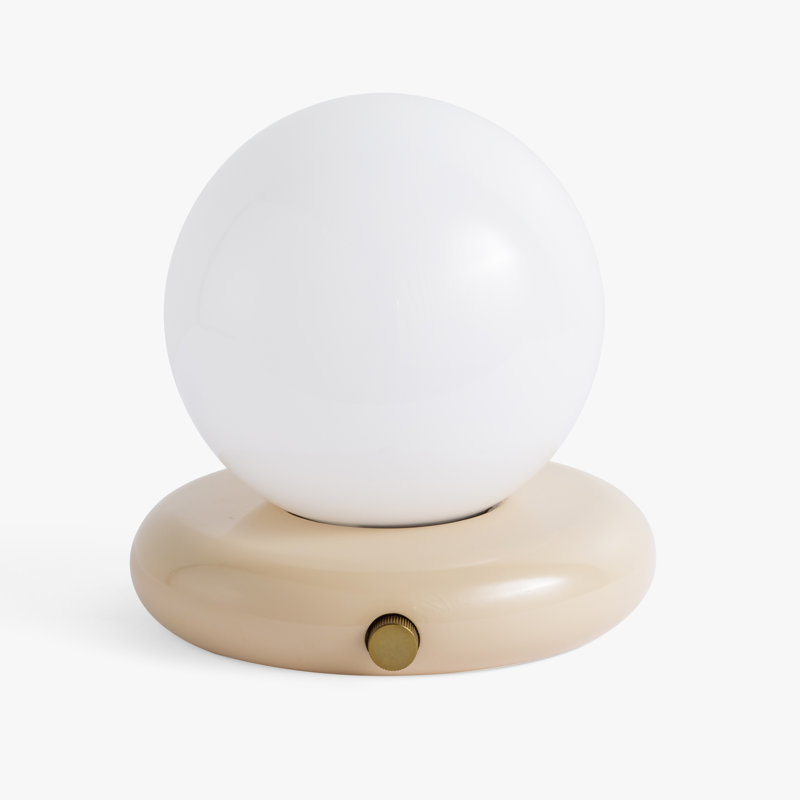 Valencia Portable Table Lamp, Cream