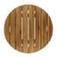 Weather - Table d'appoint 16 po en bois de style rustique au fini durable
