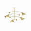 Eclipse Chandelier (Blackened Brass and Natural Brass)-1496295236