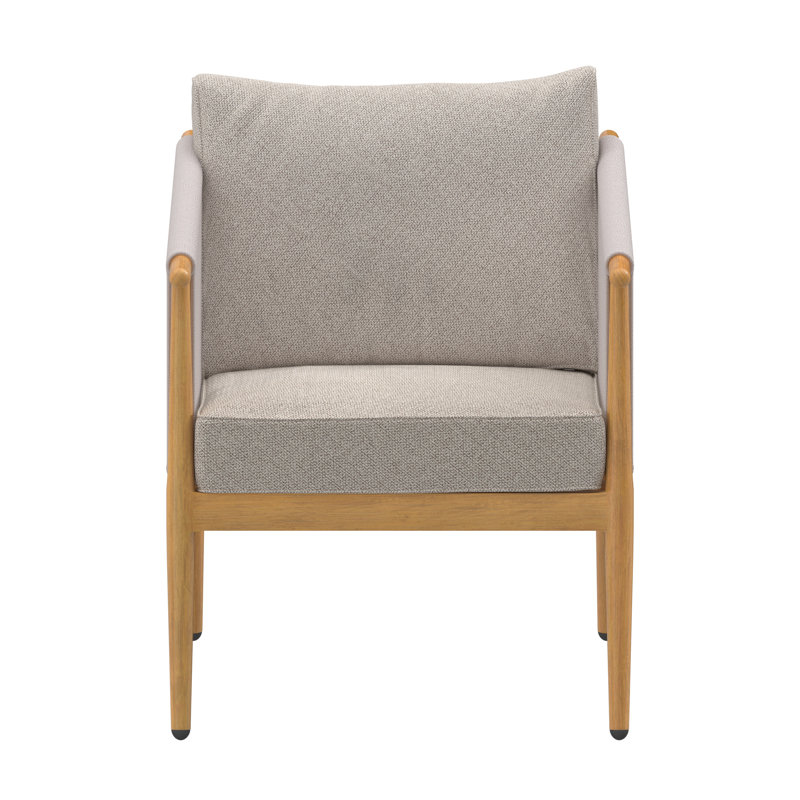 282cm Wide Straight Patio Sofa with Cushions