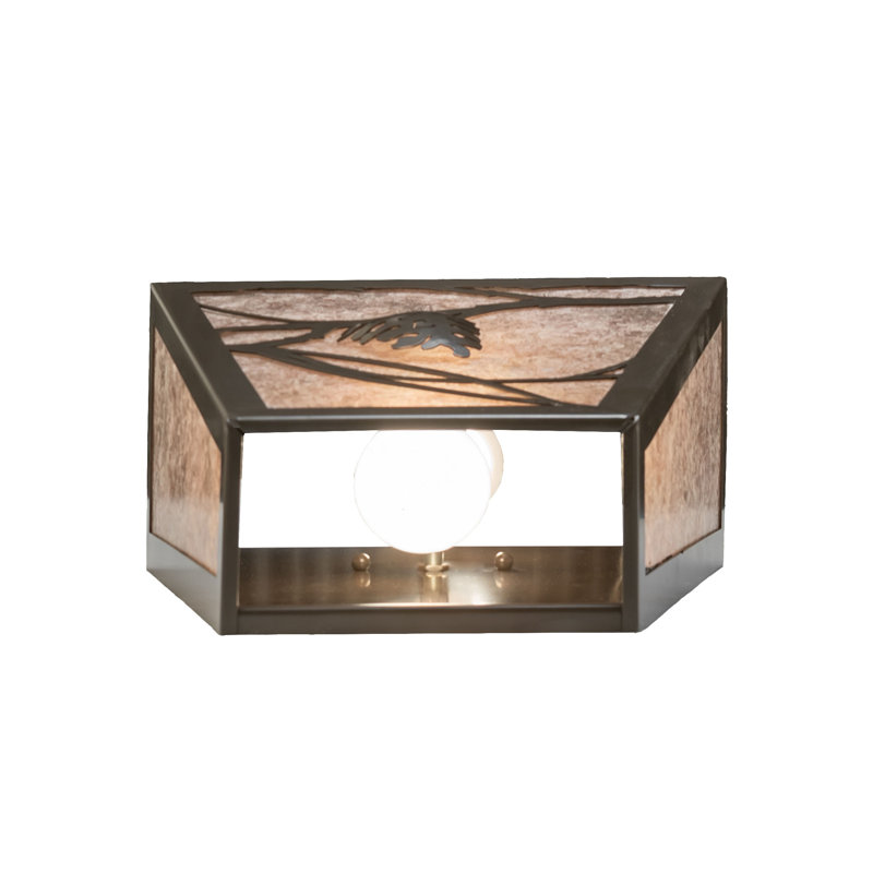 2 - Light Flush Mounted Sconce