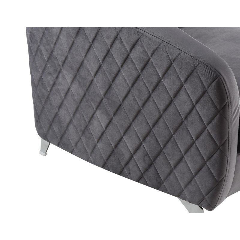 Fauteuil d'appoint 36 po, Gris