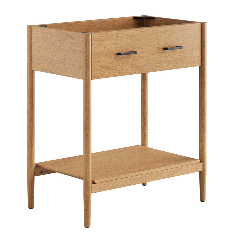 Base de meuble-lavabo simple 29 po Modway Zaire, Naturel